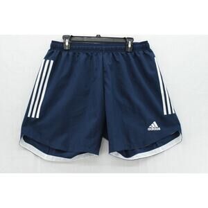 Adidas Condivo 20 Shorts Womens XL Blue 3 Striped Running Soccer Light Weight